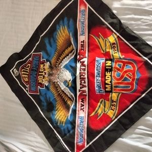 Vintage Harley Davidson Bandanas